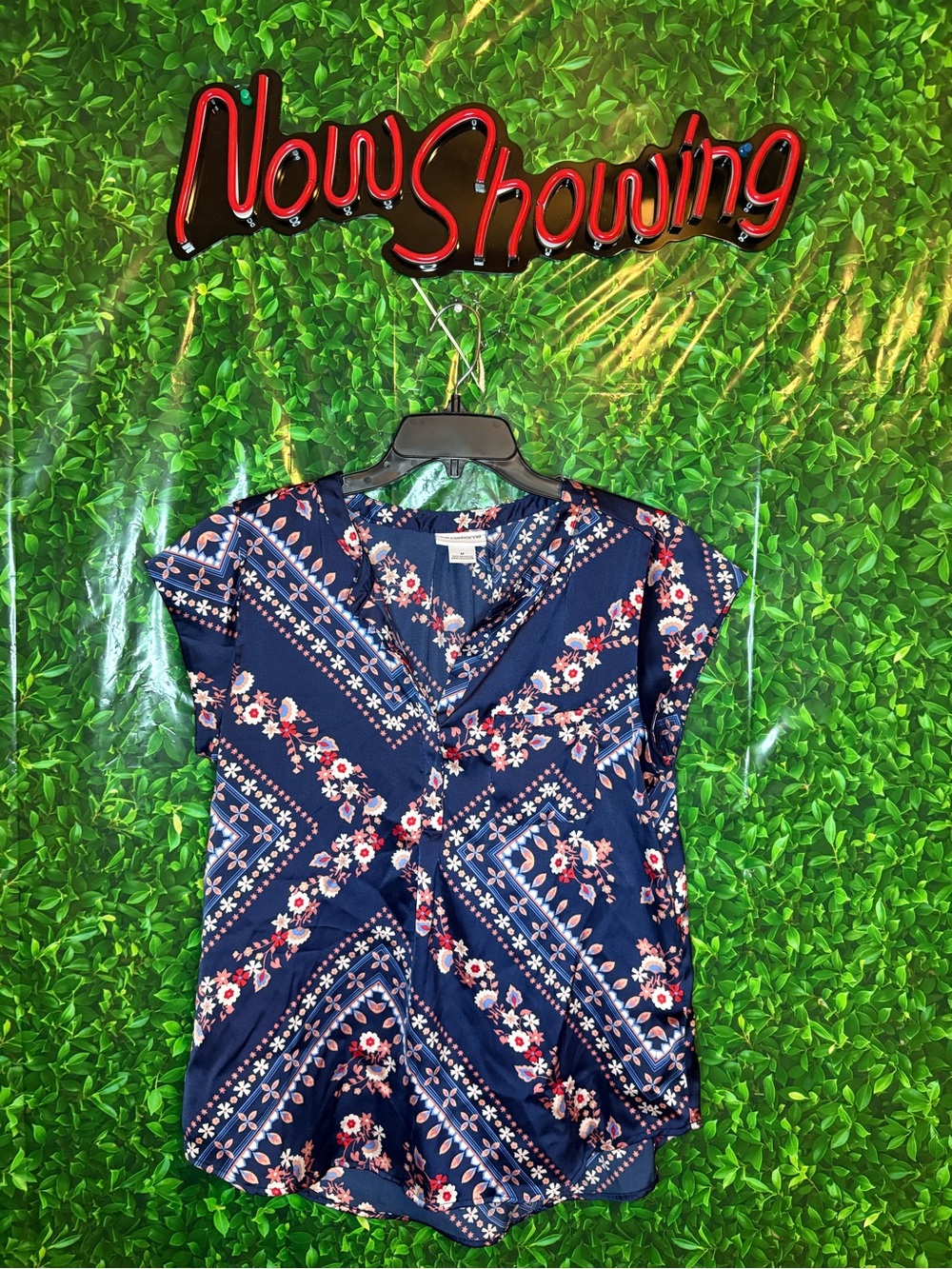 Boho print blouse